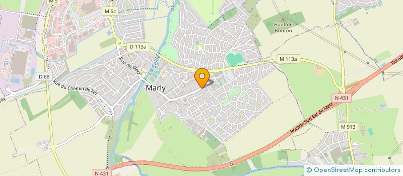 localisation de l'entreprise ASS  LES AMIS DU PATRIMOINE  MARLY