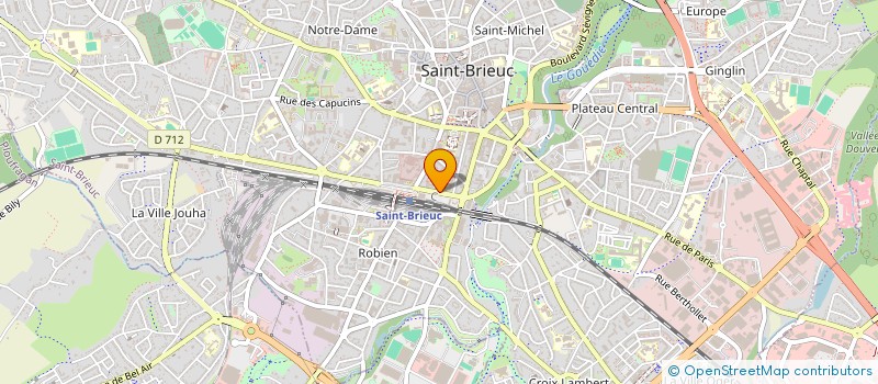 localisation de l'entreprise ASS LES AMIS DU PLEIN AIR à SAINT-BRIEUC