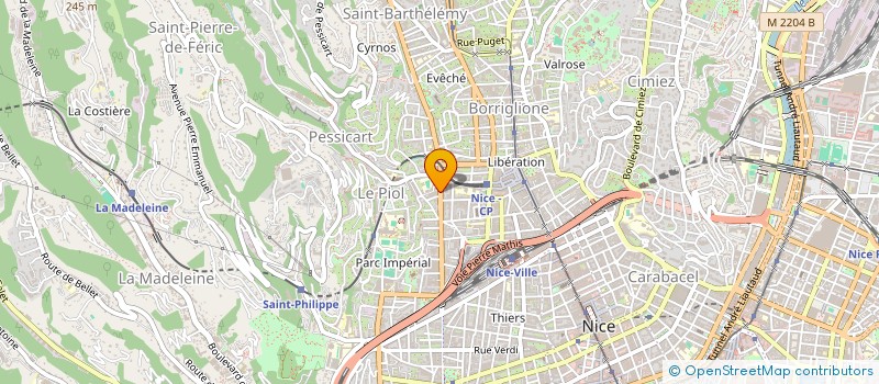 localisation de l'entreprise ASS LES AMIS DU TANGO à NICE