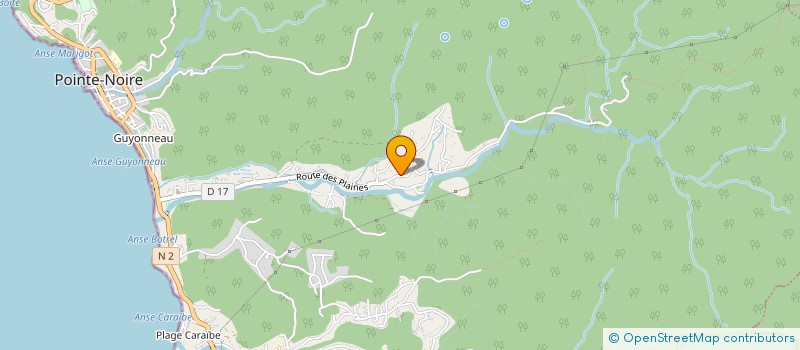 localisation de l'entreprise ASS LES APOTRES DE L'AMOUR INFINI  POINTE NOIRE