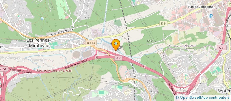localisation de l'entreprise ASS LES ARCHERS PENNOIS à LES PENNES MIRABEAU