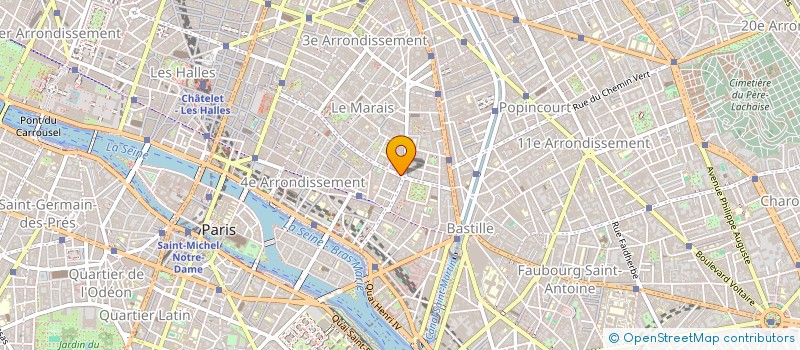 localisation de l'entreprise ASS LES ARTS EN SPECTACLE à PARIS