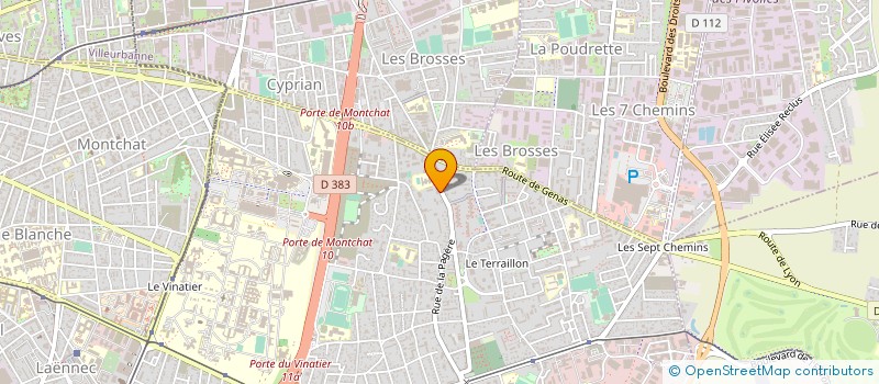 localisation de l'entreprise ASS LES ATELIERS DE L UNICORNE à BRON