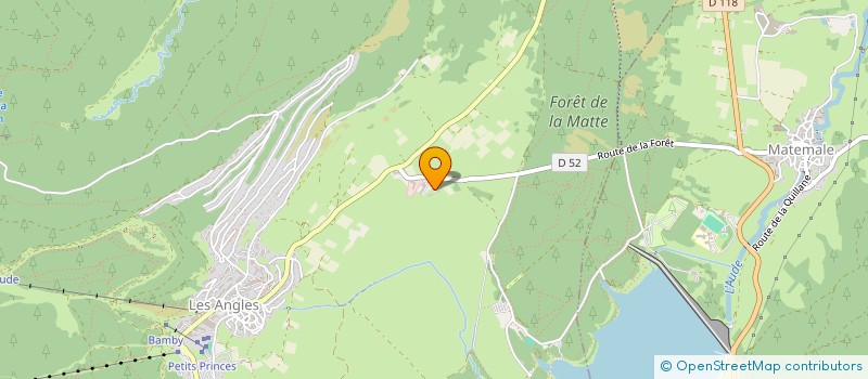 localisation de l'entreprise ASS LES ATELIERS DU CAMBRE D'AZE à SAINT-PIERRE-DELS-FORCATS