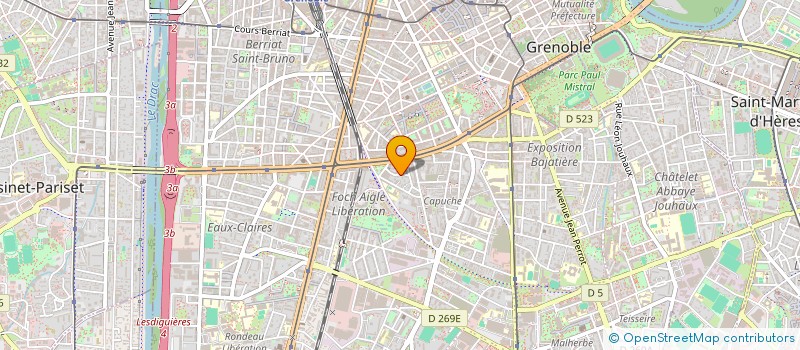 localisation de l'entreprise ASS LES BALADINS EN HERBE à GRENOBLE