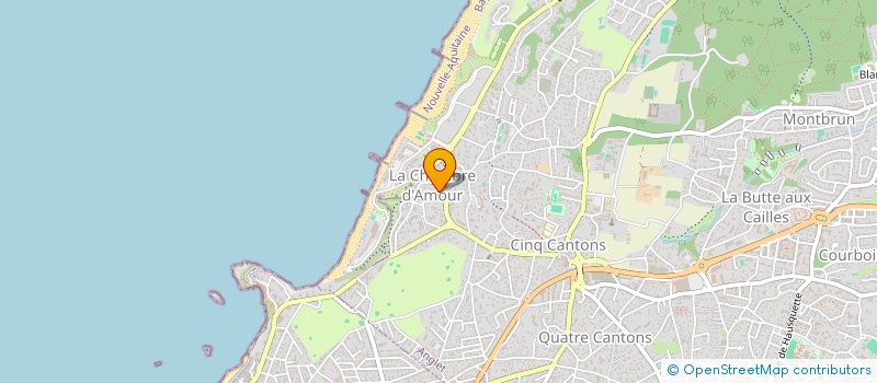 localisation de l'entreprise ASS  LES BALLETS BRIGITTE BARENNES  ANGLET