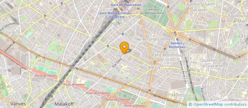 localisation de l'entreprise ASS LES BLUESY SWINGERS  PARIS