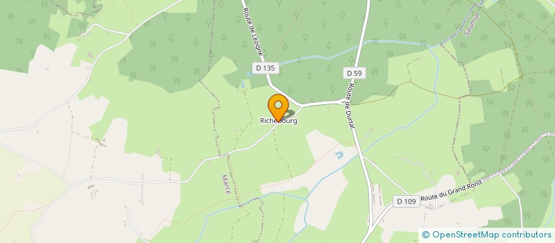 localisation de l'entreprise ASS LES CAHIERS DU BAUGEOIS  JARZE VILLAGES