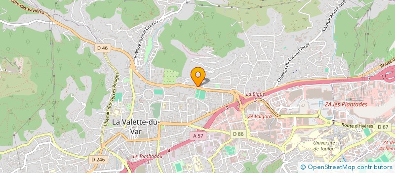 localisation de l'entreprise ASS LES CANONNIERS DE TOULON ET DU VAR à LA VALETTE-DU-VAR
