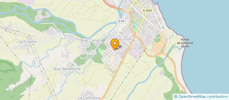 localisation de l'entreprise ASS LES CASCADES à SAINT-BENOIT