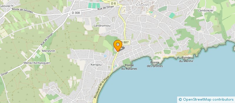 localisation de l'entreprise ASS LES CAVALIERS DE LA PRESQUILE à CROZON