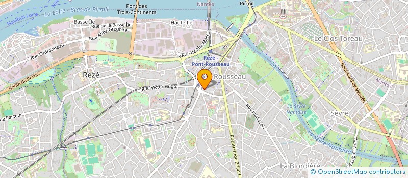 localisation de l'entreprise ASS LES CHANTIERS DE L ENVIRONNEMENT à REZE