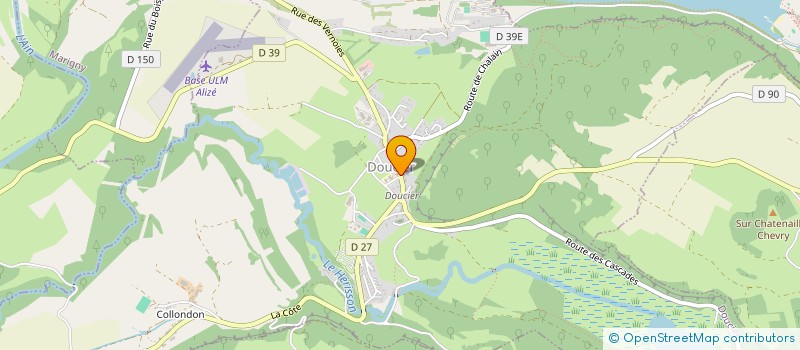 localisation de l'entreprise ASS LES CHARIFOULOTS  ACCUEIL DE LOISIRS  DOUCIER