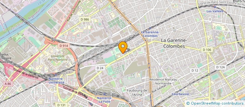 localisation de l'entreprise ASS LES CHEMINOTS DE L OUEST à LA GARENNE-COLOMBES