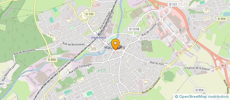 localisation de l'entreprise ASS LES CHERUBINS à HAUTMONT
