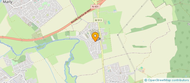 localisation de l'entreprise ASS LES CHEVEUX D ARGENT  POUILLY