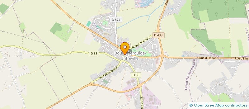 localisation de l'entreprise ASS LES CHIENS DE L'ESPOIR  GRAND BOURGTHEROULDE