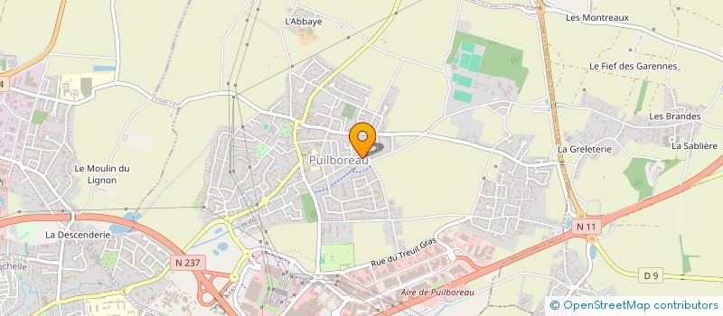 localisation de l'entreprise ASS LES COCCINELLES à PUILBOREAU