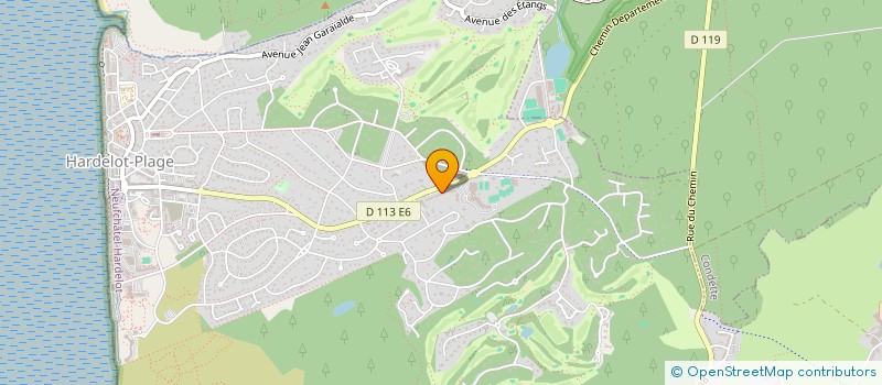 localisation de l'entreprise ASS LES CONCOURS HIPPIQUES D'HARDELOT  NEUFCHATEL-HARDELOT