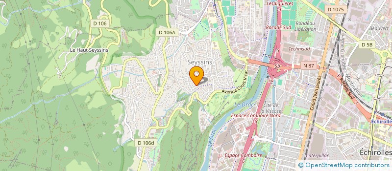 localisation de l'entreprise ASS LES COPAINS D'ACCORD à SEYSSINS