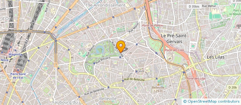 localisation de l'entreprise ASS LES CORDES ARRACHEES  PARIS