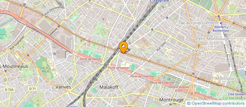 localisation de l'entreprise ASS LES COULEURS DE LA DANSE DU THEATRE  PARIS