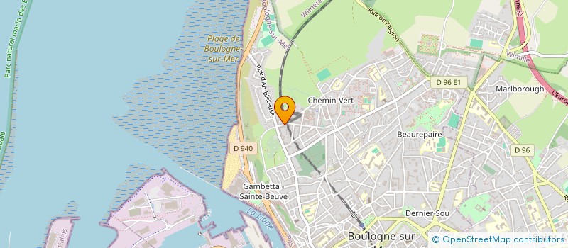 localisation de l'entreprise ASS  LES DAUPHINS BOULONNAIS à BOULOGNE-SUR-MER