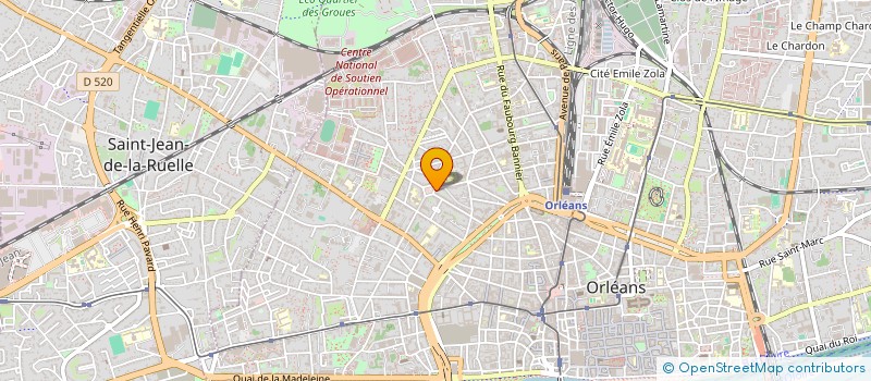 localisation de l'entreprise ASS LES DOIGTS DANS L'ZEN à ORLEANS
