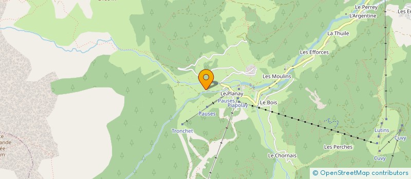 localisation de l'entreprise ASS LES ECURIES ARECHES ROMARIC PHILIPPE à BEAUFORT
