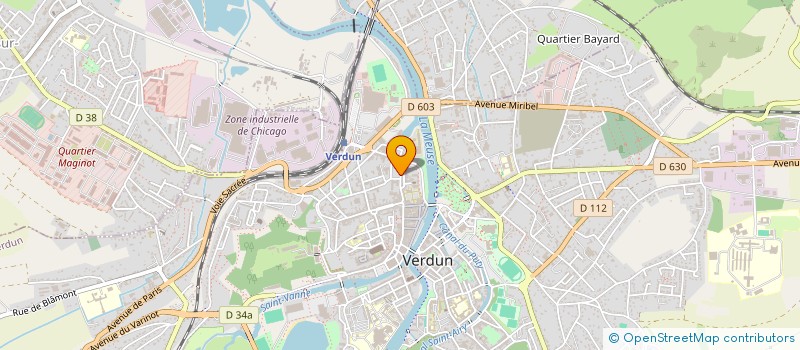 localisation de l'entreprise ASS LES ELEVEURS MEUSIENS à VERDUN