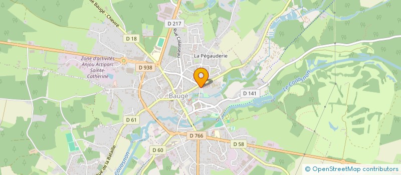 localisation de l'entreprise ASS LES ENFANTS DE L ETE à BAUGE-EN-ANJOU