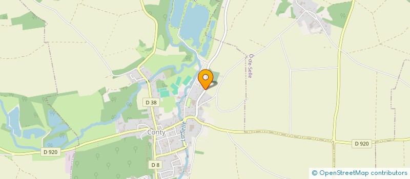 localisation de l'entreprise ASS LES ENFANTS DE LA LUNE  CONTY