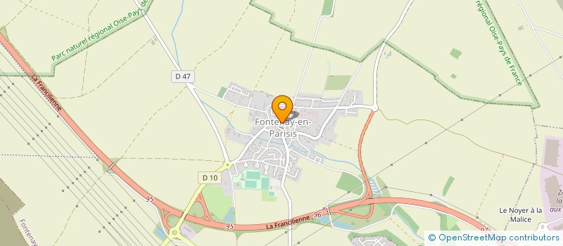 localisation de l'entreprise ASS LES ENFANTS SAGES  FONTENAY-EN-PARISIS