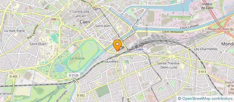 localisation de l'entreprise ASS LES EOLIENS à CAEN