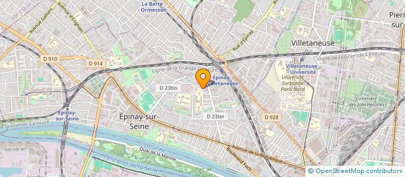 localisation de l'entreprise ASS LES EUROPEENS EN HERBE DES PRESLES à EPINAY-SUR-SEINE