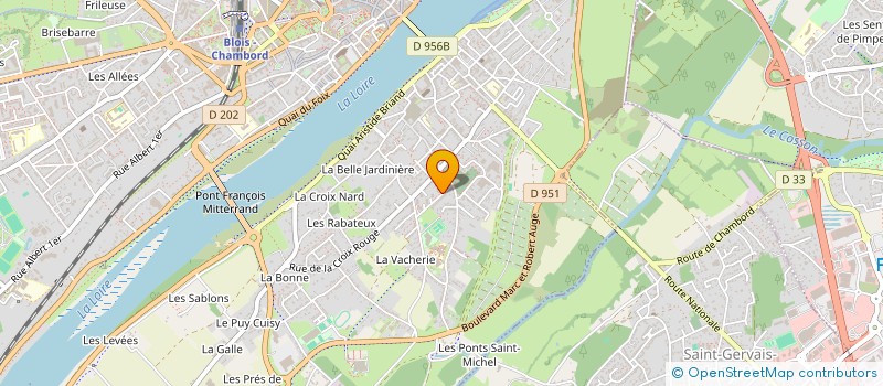 localisation de l'entreprise ASS LES FILMS D ETE  BLOIS