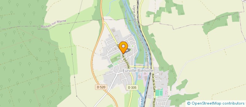 localisation de l'entreprise ASS LES FILS DU ROCK à EURVILLE-BIENVILLE
