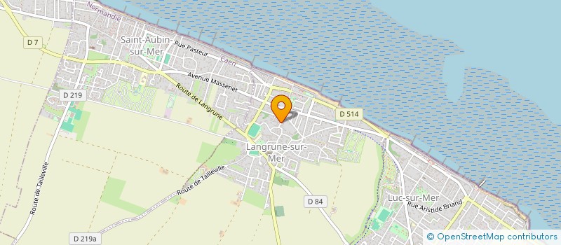 localisation de l'entreprise ASS LES FOUS DE BASSANS  LANGRUNE-SUR-MER