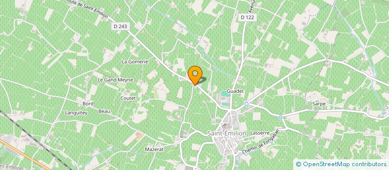 localisation de l'entreprise ASS LES GDES HEURES DE ST EMILION à SAINT-EMILION