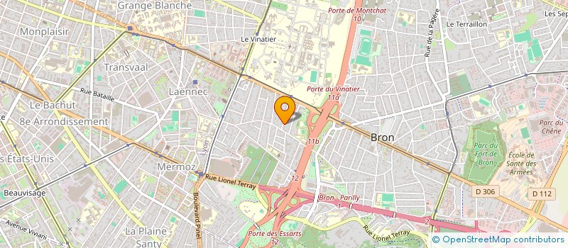 localisation de l'entreprise ASS LES GOLIARD REUNIS  BRON