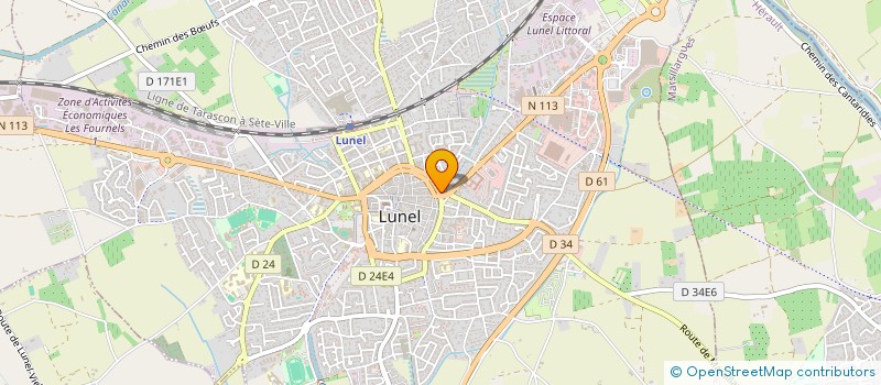 localisation de l'entreprise ASS LES HUGOLINES à LUNEL