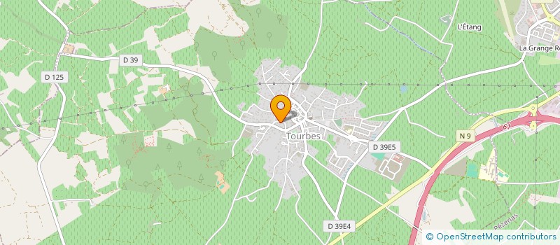 localisation de l'entreprise ASS LES IDEES BLEUES  TOURBES