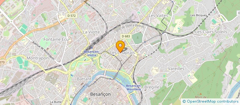 localisation de l'entreprise ASS LES INVITES AU FESTIN à BESANCON