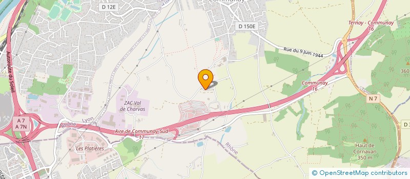 localisation de l'entreprise ASS LES JARDINS DE LUCIE à COMMUNAY