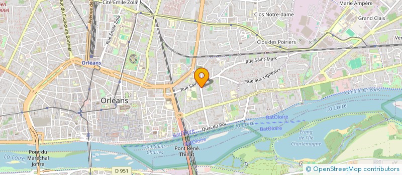 localisation de l'entreprise ASS LES LAUZES à ORLEANS
