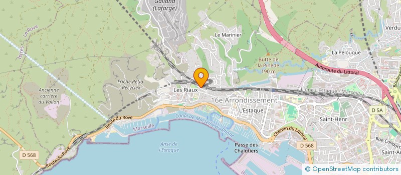 localisation de l'entreprise ASS LES MAINS UNIES à MARSEILLE