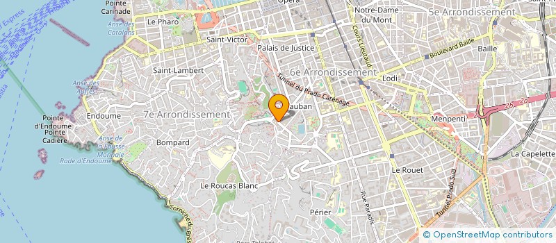 localisation de l'entreprise ASS LES MESSAGERES JEAN FRANCOIS  MARSEILLE