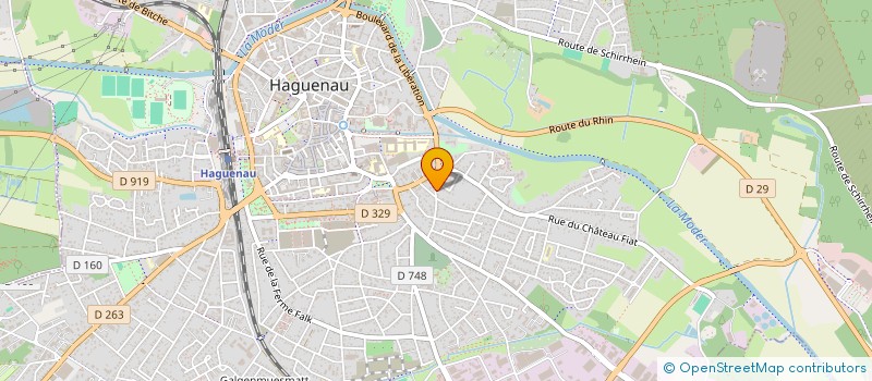 localisation de l'entreprise ASS LES MESSAGERS DE HAGUENAU à HAGUENAU