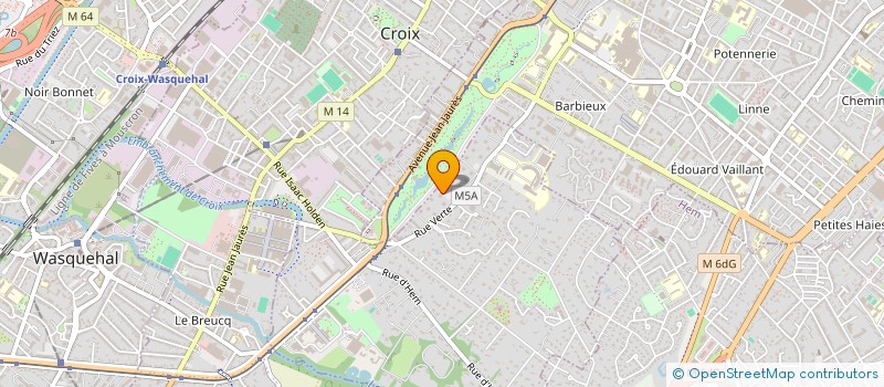 localisation de l'entreprise ASS LES MILLESIMES à CROIX