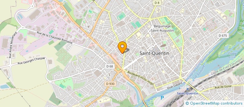 localisation de l'entreprise ASS LES MONTAIGNARDS à SAINT-QUENTIN